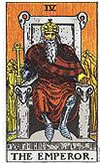 tarot card The emperor