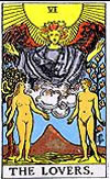 tarot card The lovers