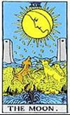 tarot card The moon