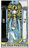 tarot card The Priestess