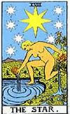 tarot card The star