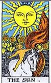 tarot card The sun